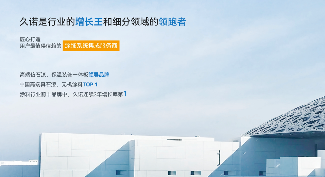 kaiyun：涂料行业高增长冠军久诺以超耐久战略焕新启航领导定义中国外墙品质标准！(图1)