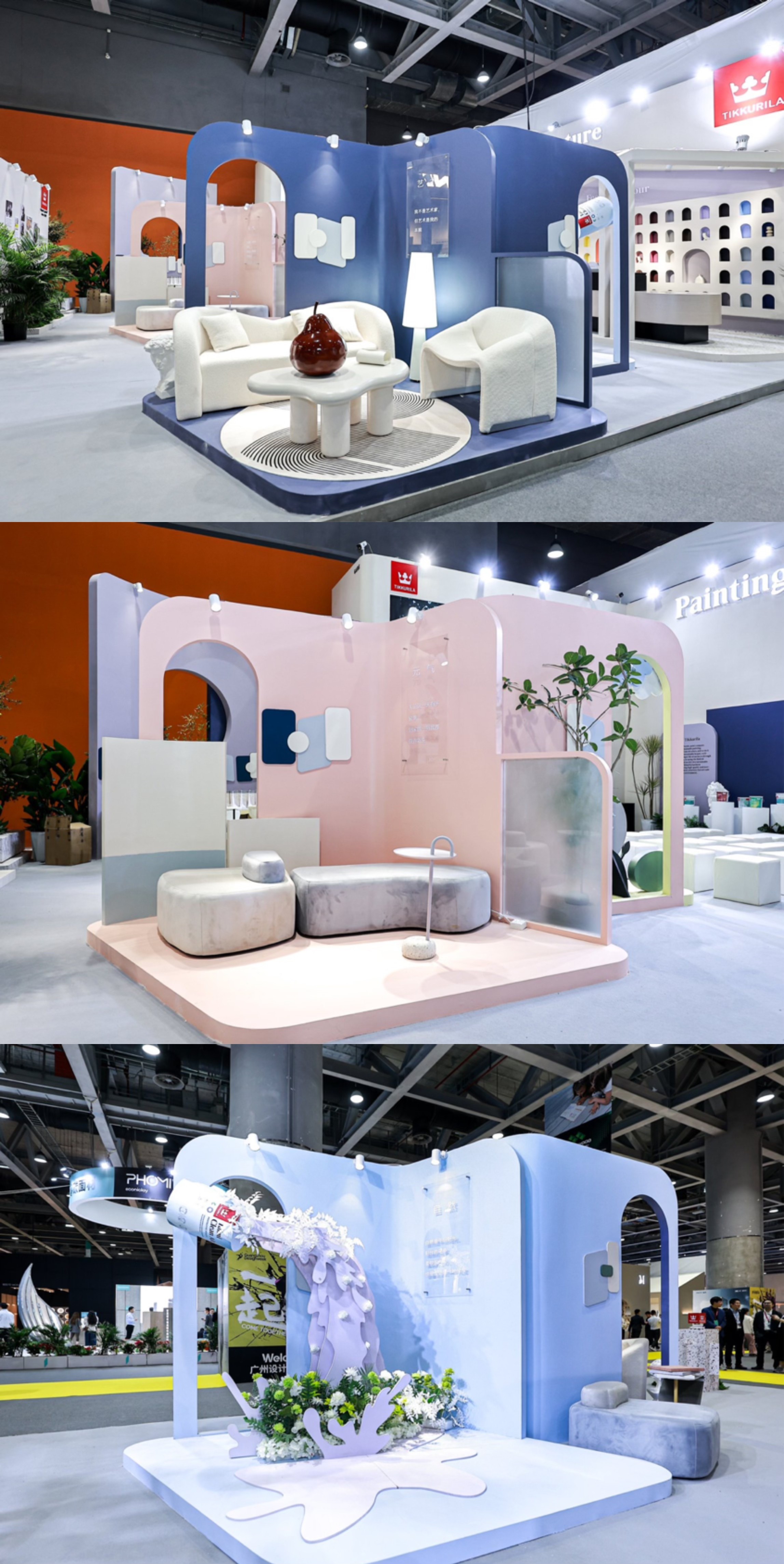 芬琳漆闪耀2024广州设计周：环保色彩定义未来家居新风尚(图1)