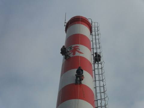 专业冷却塔外墙彩绘装饰（烟囱出新）2024一览(图1)