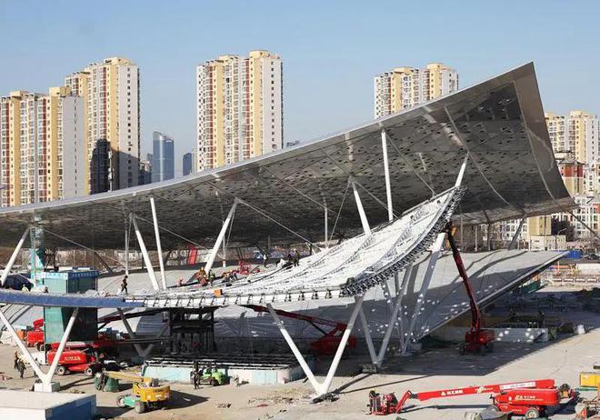 kaiyun网站：北京城市副中心站枢纽主体基本完工多条配套城市道路开通(图1)