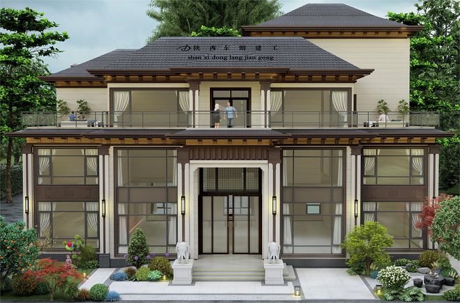 自建别墅外立面设计施工步骤(图3)