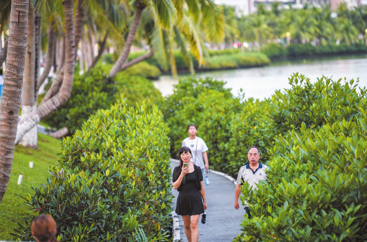 kaiyun网站：打出空间再造、生态屏障与科技赋能的“组合拳”建清凉城市海口有“秘方”(图2)