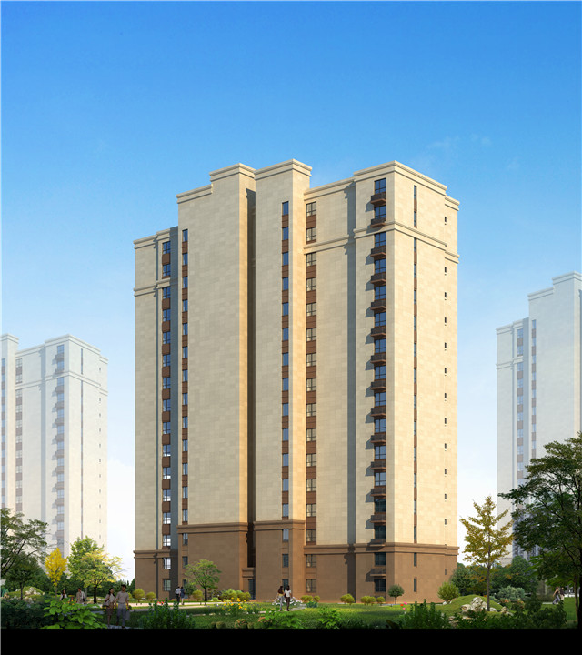 kaiyun入口：外墙设计装饰装修效果图大全_外墙施工——博赢建筑(图1)