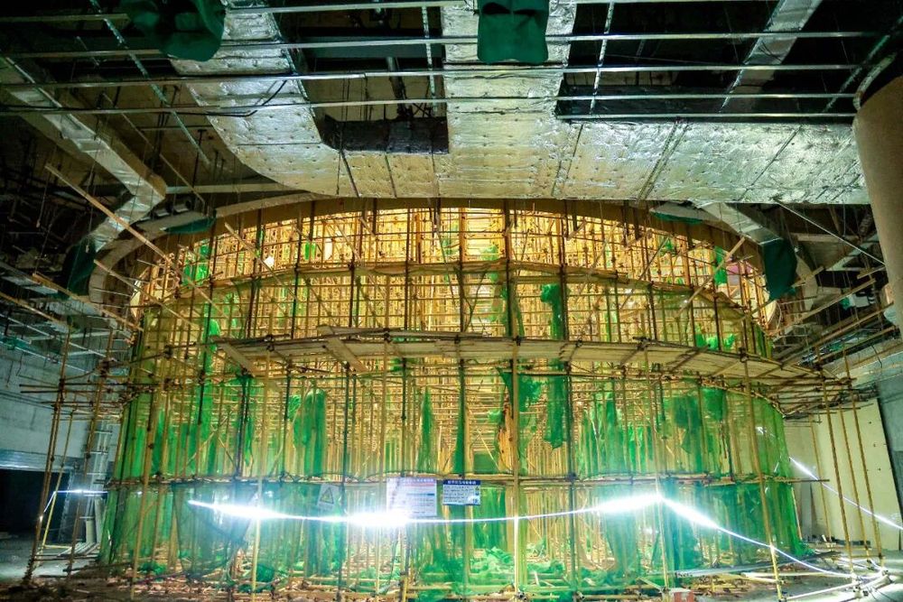 kaiyun网站：精河县文体中心、文博中心建设进入收官冲刺阶段(图1)