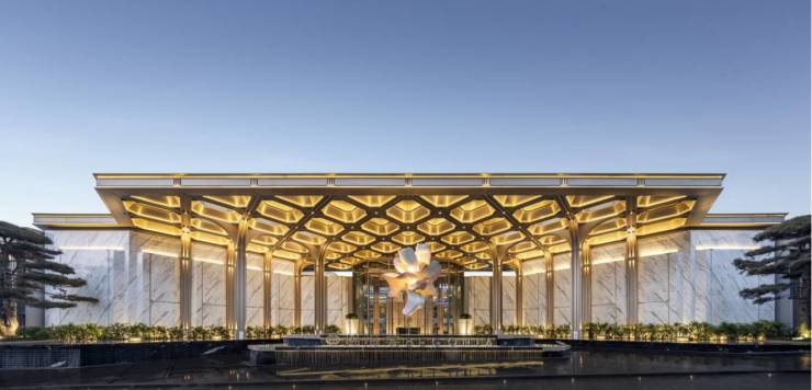 kaiyun入口：绿城燕语春风楼盘：入口是门面是吸引亦是风景引人入胜!(图2)